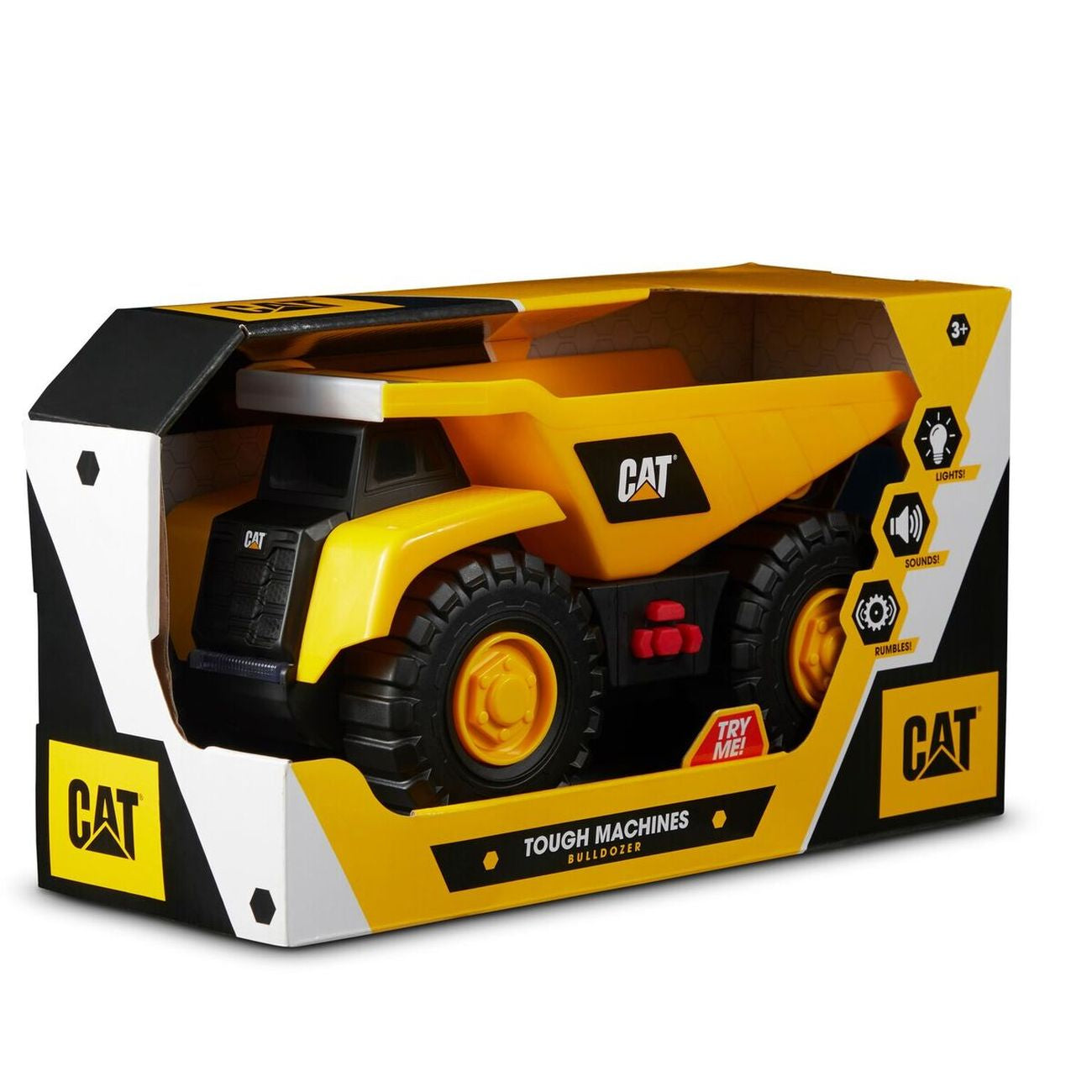 CAT 10 Inch Tough Machines Lights & Sounds Assorted - Toyworld NZ