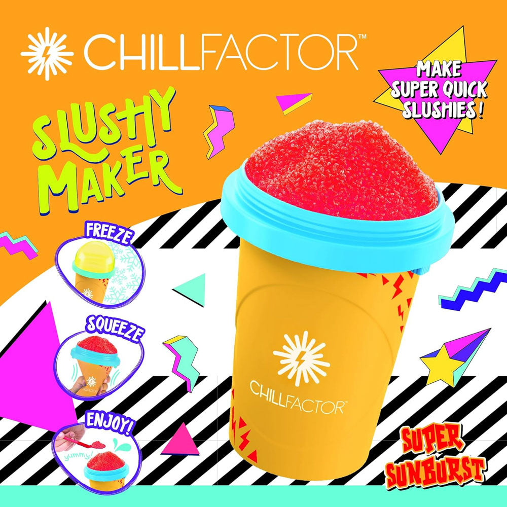 Chill Factor Slushy Maker Colour Shock Super Sunburst
