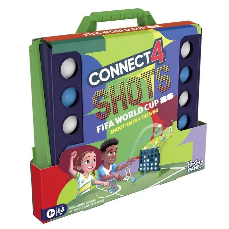 Connect 4 Shots FIFA Edition - Strategic ball shooter game, in packaging