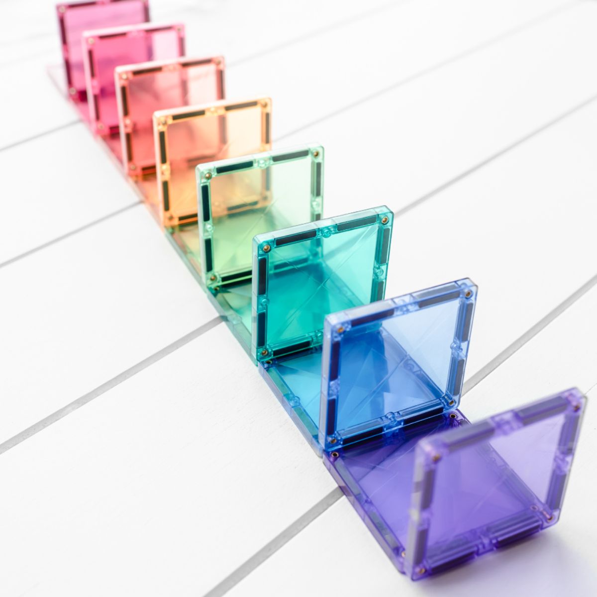 CONNETIX Magnetic Tiles 120 Piece Pastel Creative Pack - Toyworld NZ