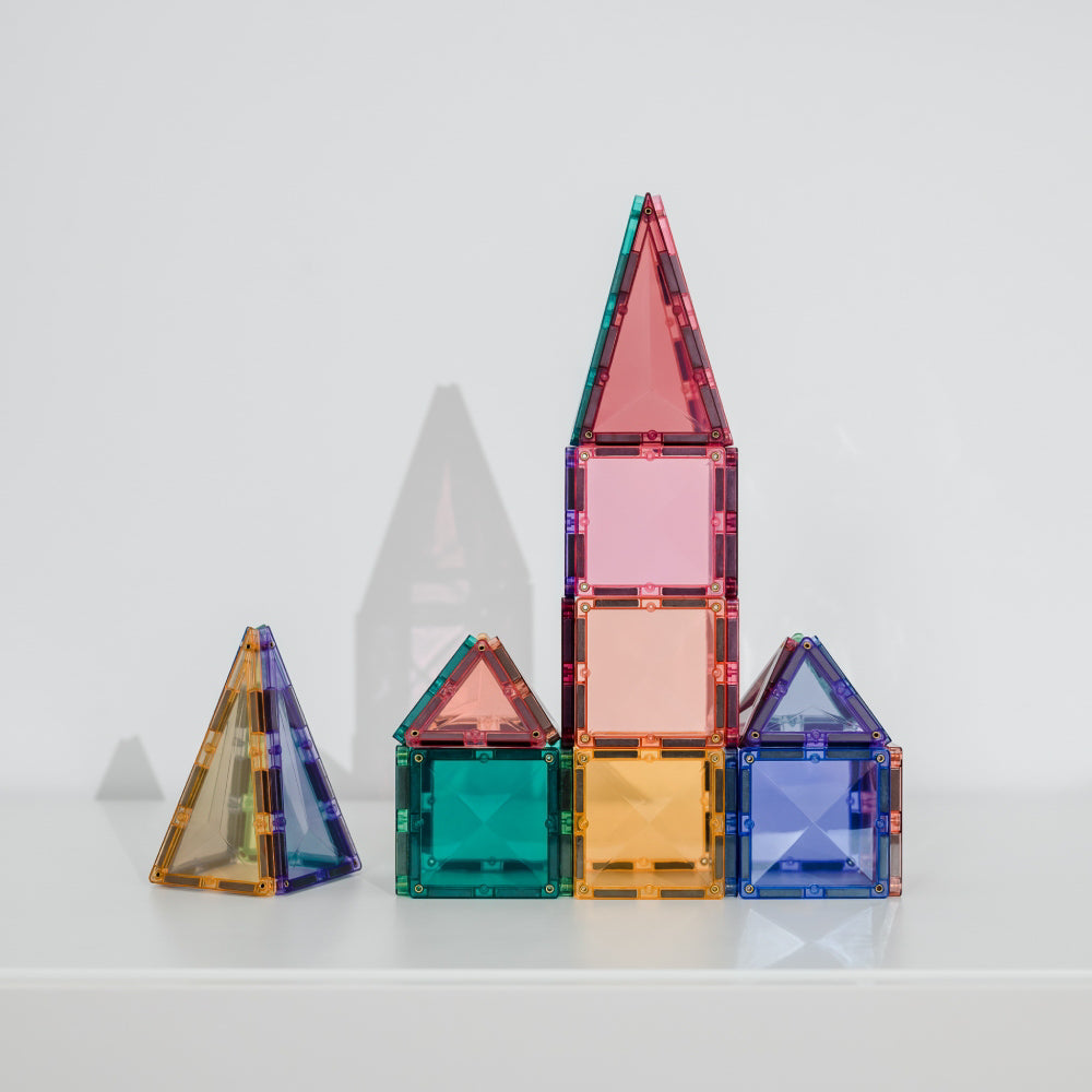 CONNETIX Magnetic Tiles 32 Piece Pastel Mini Pack