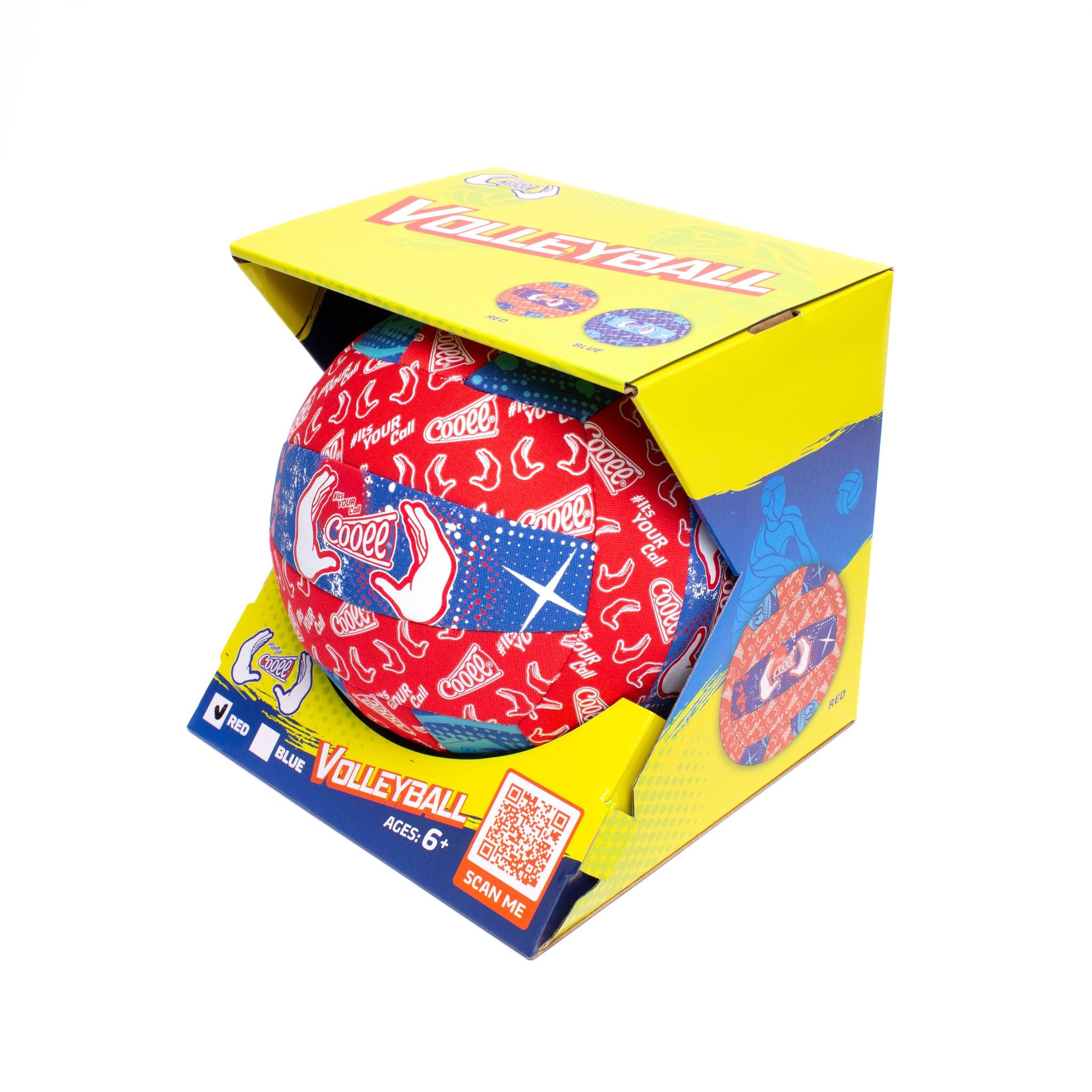 Cooee Neoprene Volleyball #5 - Red