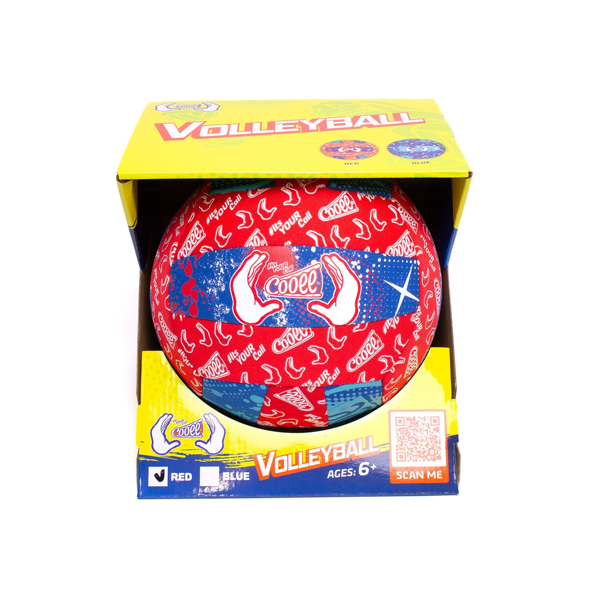 Cooee Neoprene Volleyball #5 - Red