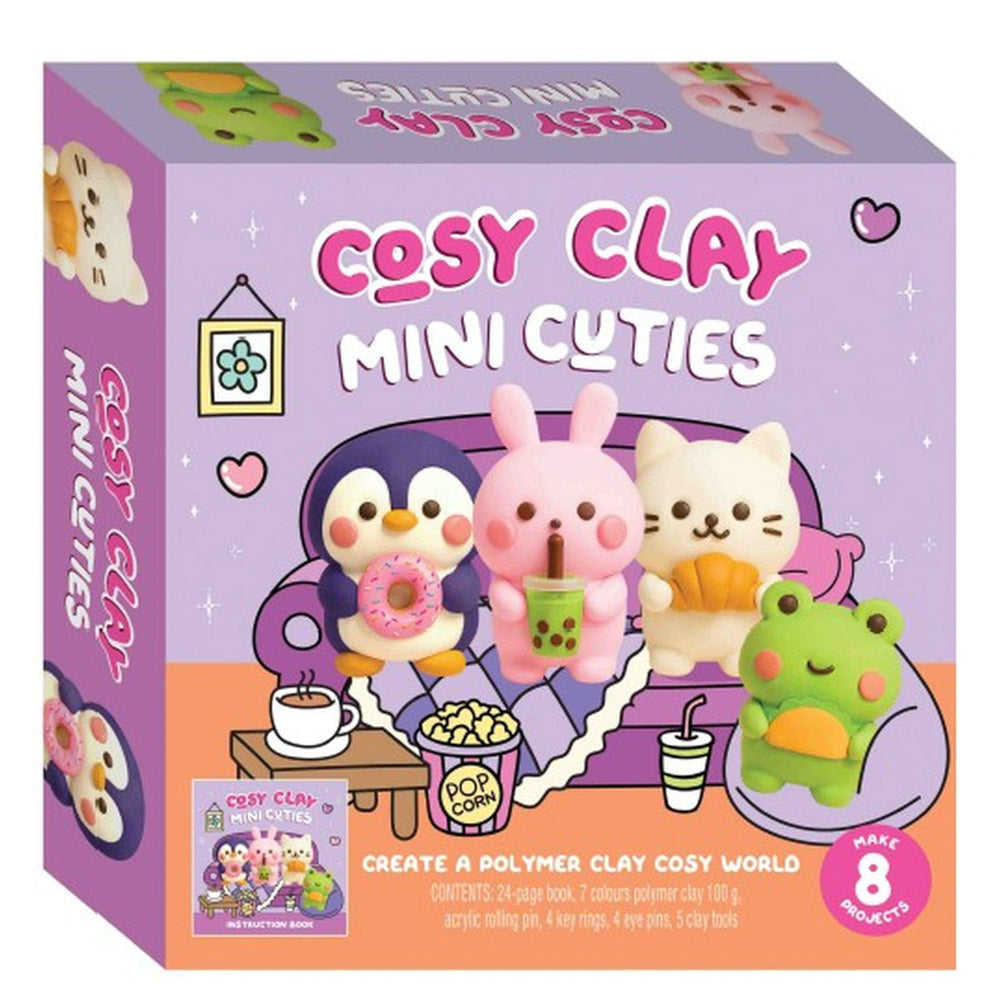 Cosy Clay Mini Cuties Polymer Clay Craft Kit.