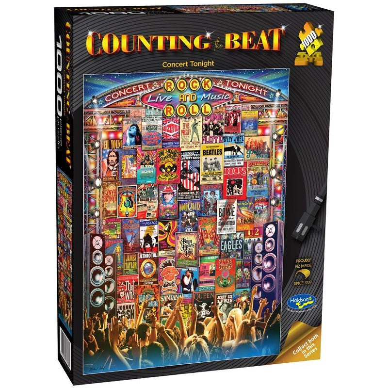 Counting The Beat Concert Tonight 1000 Piece Puzzle - Toyworld NZ