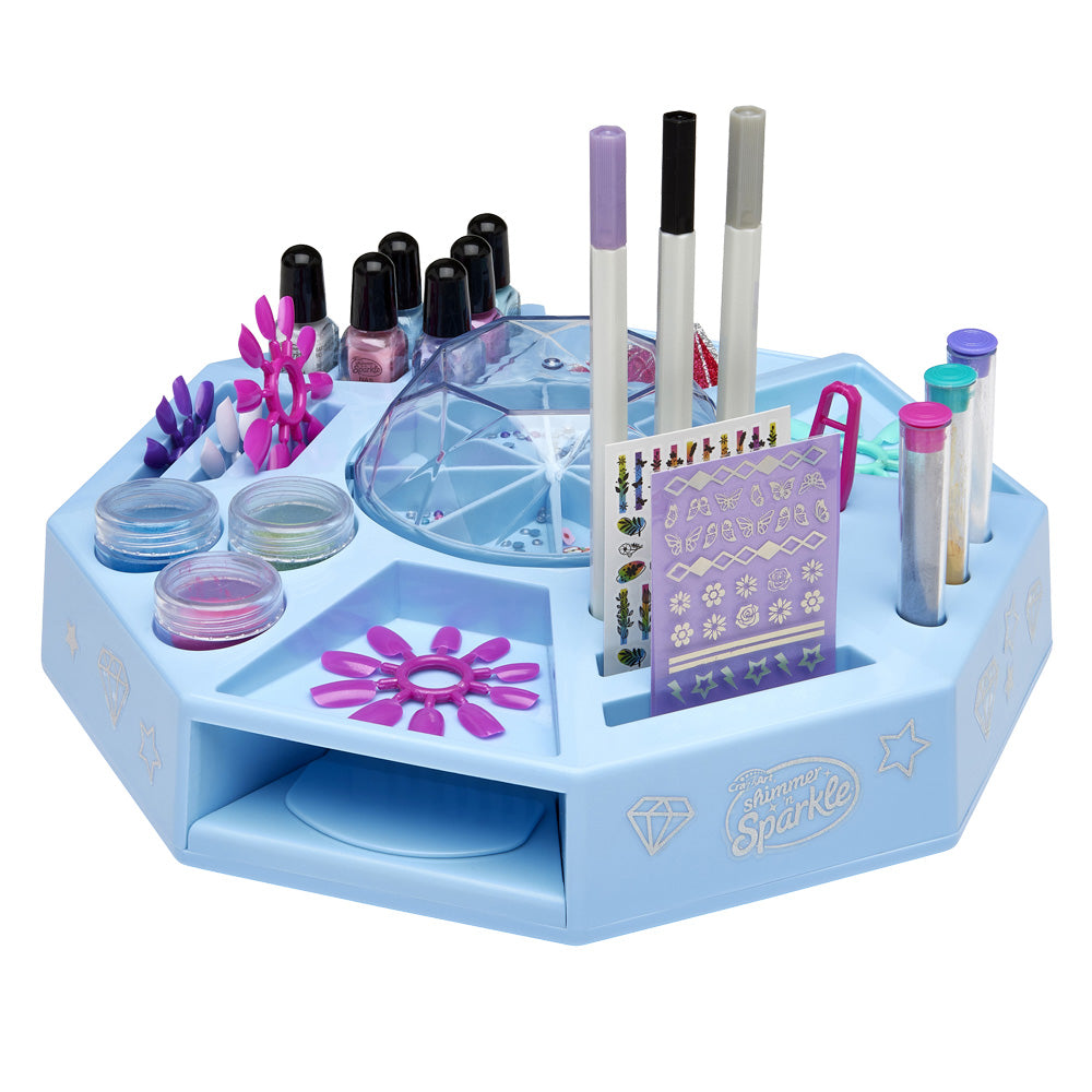 Cra-Z-Art Shimmer 'N Sparkle All-In-One Nail Art Studio.