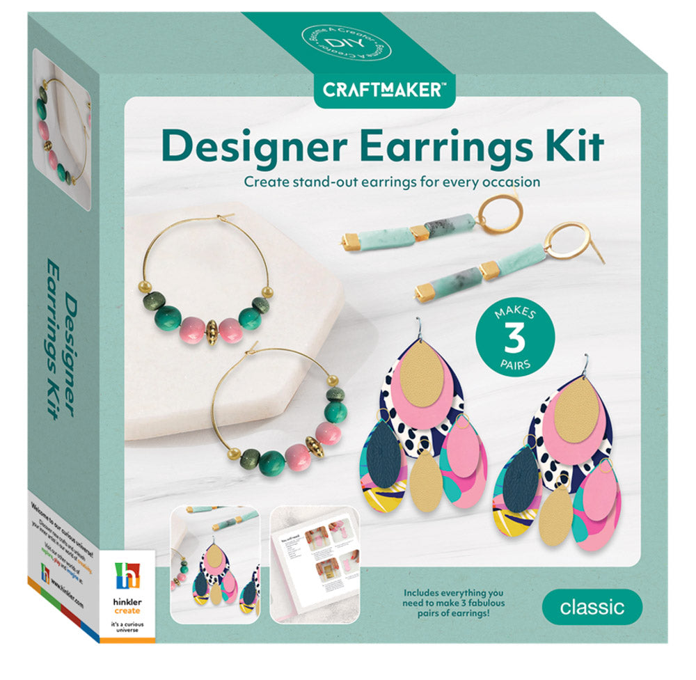 Craft Maker Designer Earrings DIY Jewellery Kit.