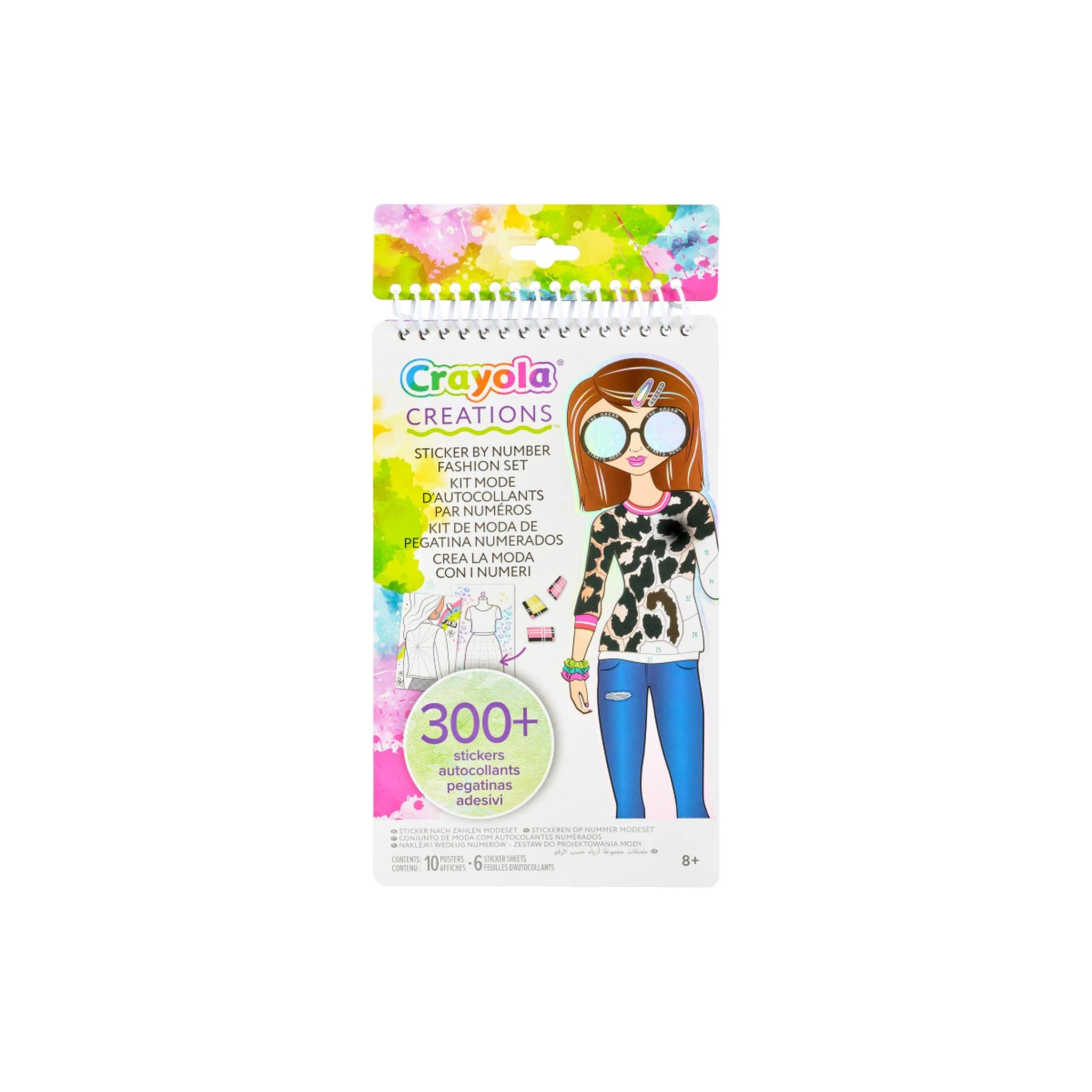 Crayola Creations® Sticker By Number Fashion Set