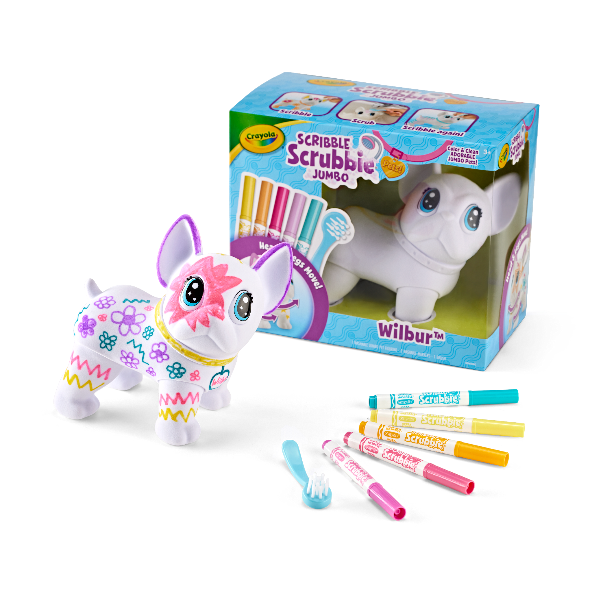 Crayola Scribble Scrubbie™ Jumbo Pet - Wilbur