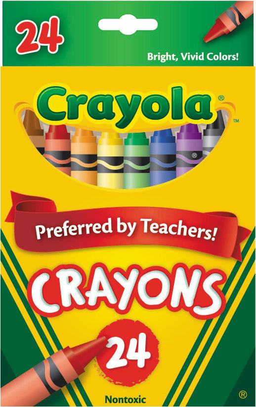Crayola Crayons 24 Pack - Toyworld NZ
