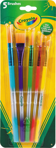Crayola Art & Craft Brushes 5 Pack - Toyworld NZ