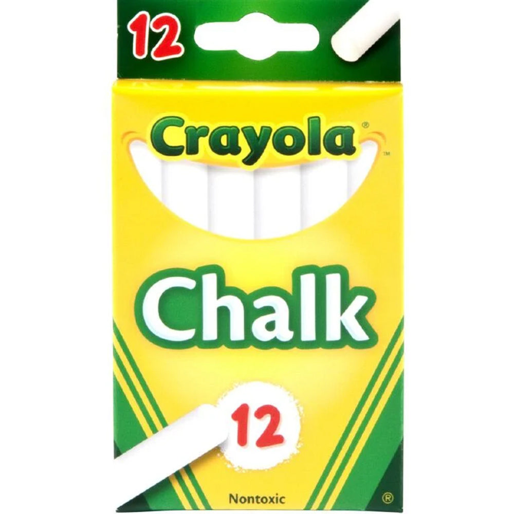 Crayola Chalk 12 Sticks White.