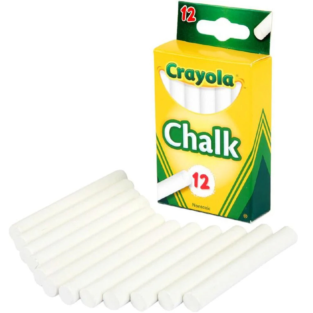 Crayola Chalk 12 Sticks White.