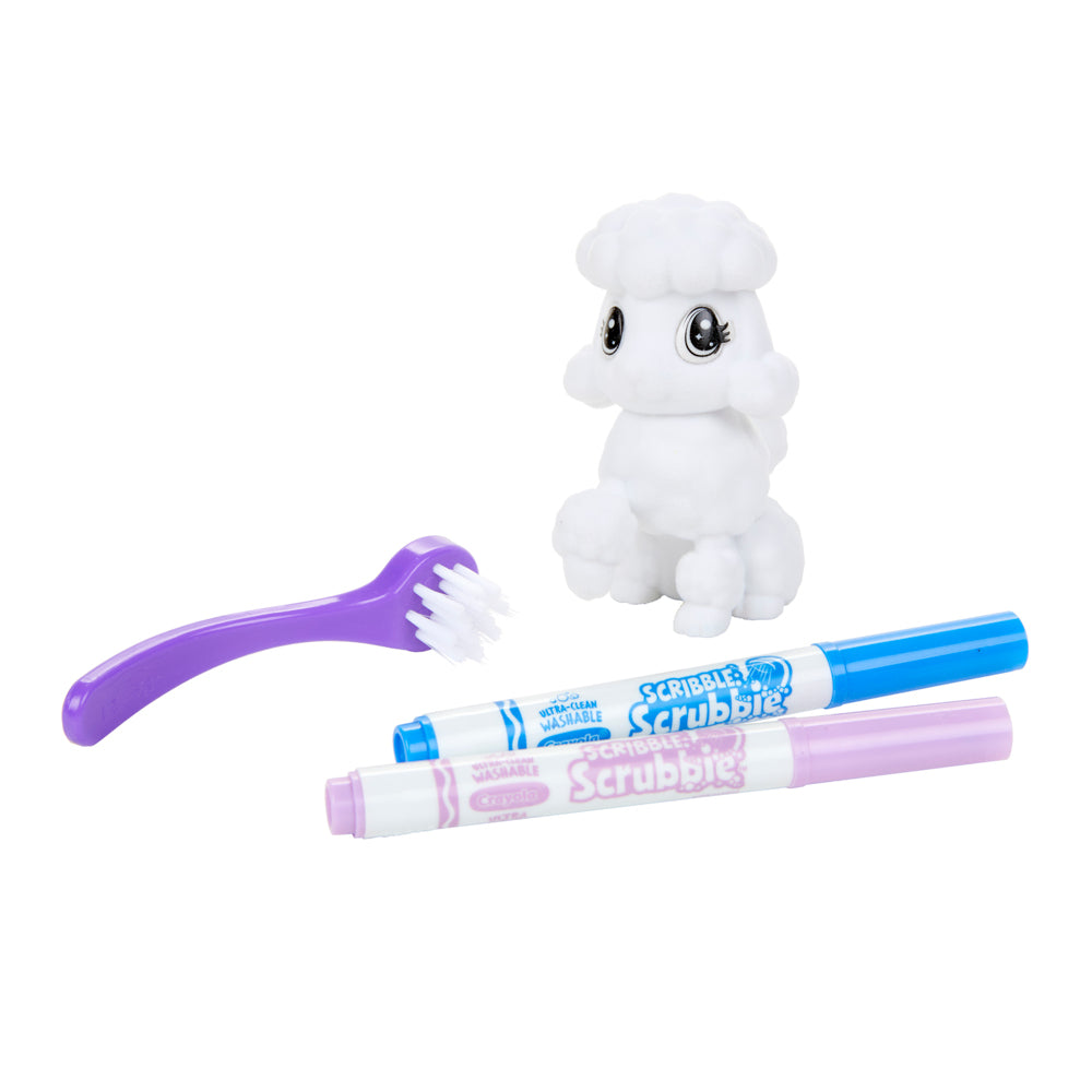 Crayola Scribble Scrubbie Pets Single Pack Assorted Styles - colour a toy and wash it off.