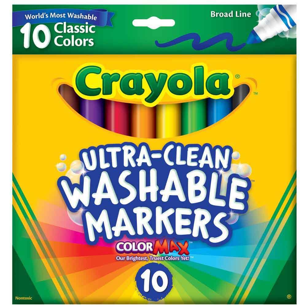 Crayola Ultra-Clean Washable Markers 10 Pack - Toyworld NZ