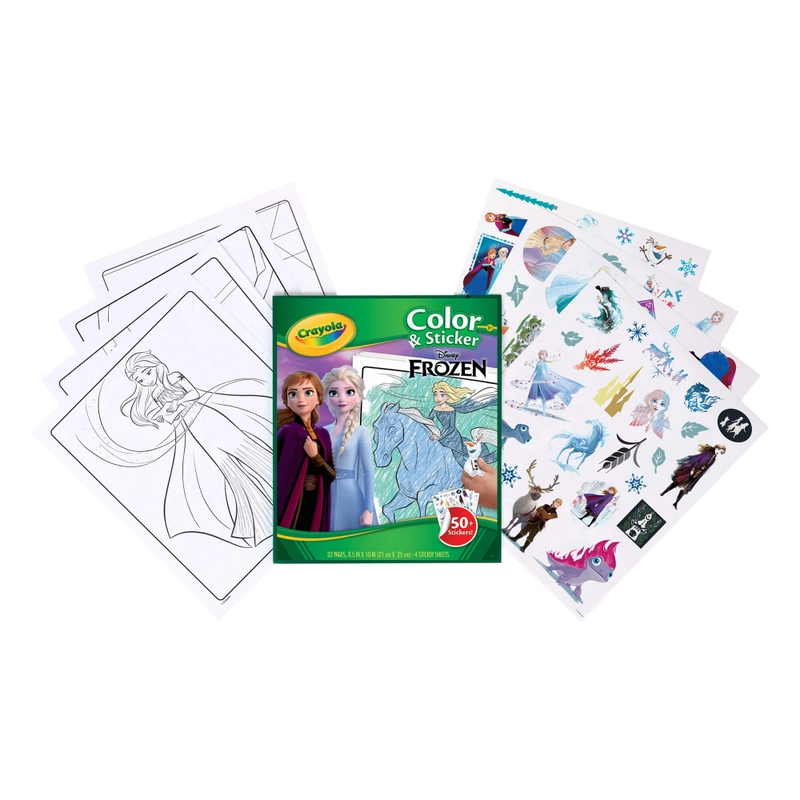 Crayola Color & Sticker Frozen – Toyworld NZ