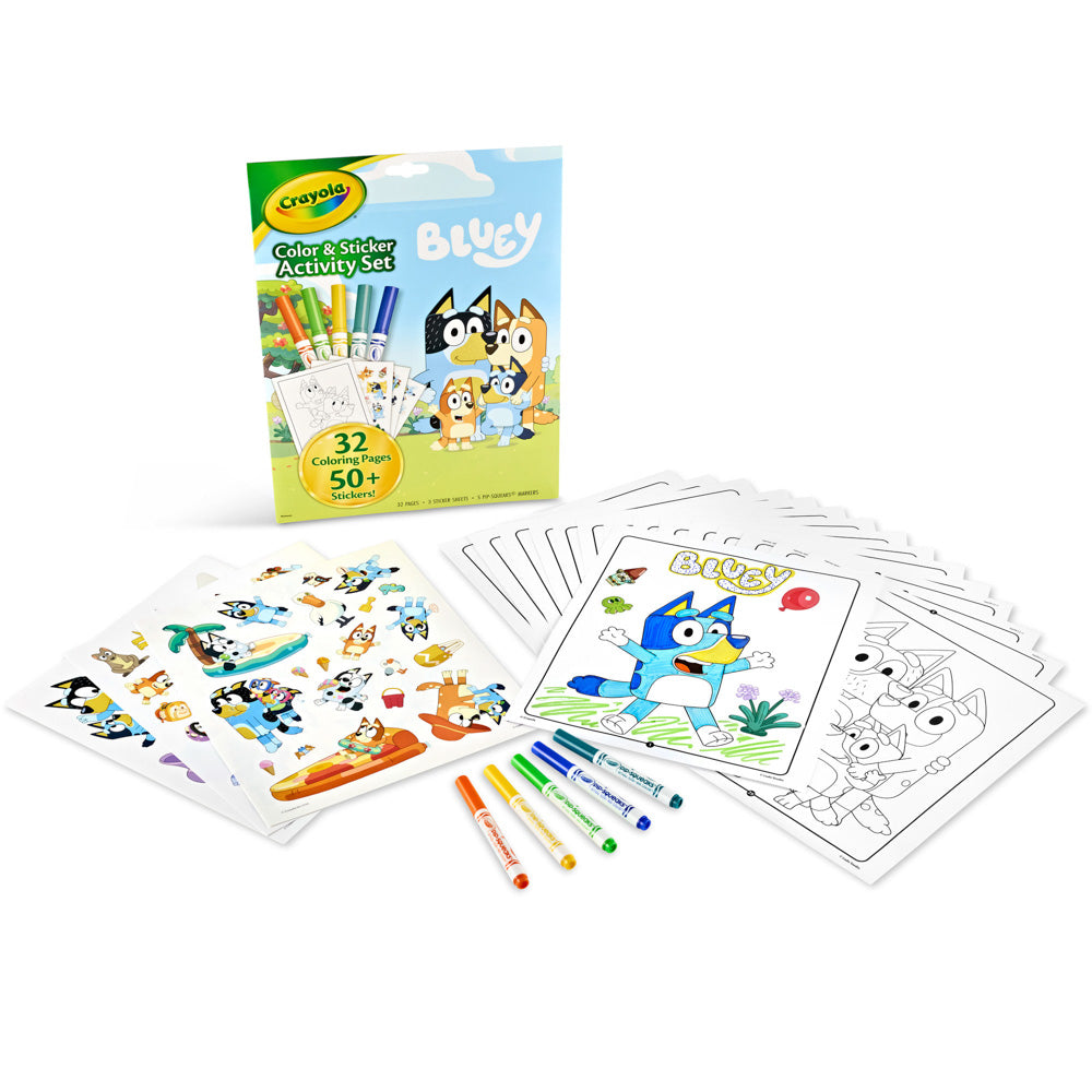 Crayola Colouring & Sticker Activity Set - Bluey