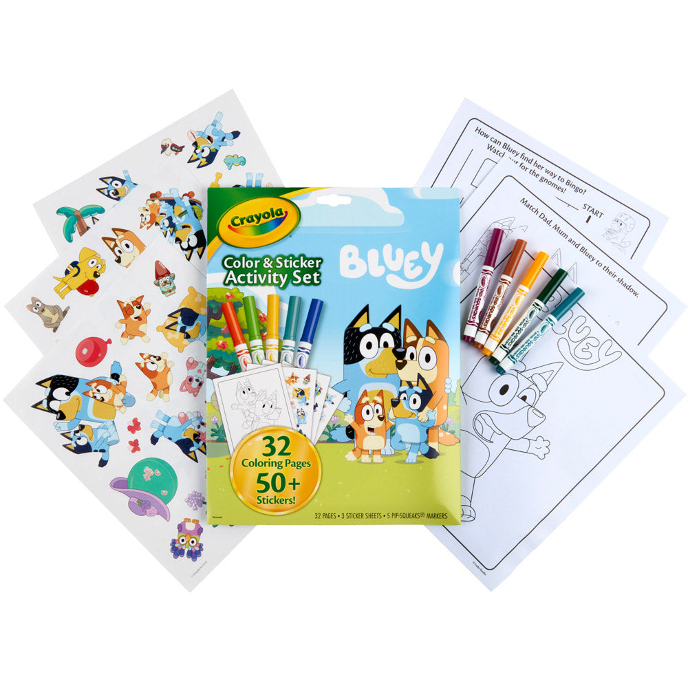 Crayola Colouring & Sticker Activity Set - Bluey