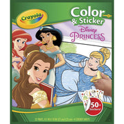 Crayola Disney Princess Colour & Sticker Book - Toyworld NZ