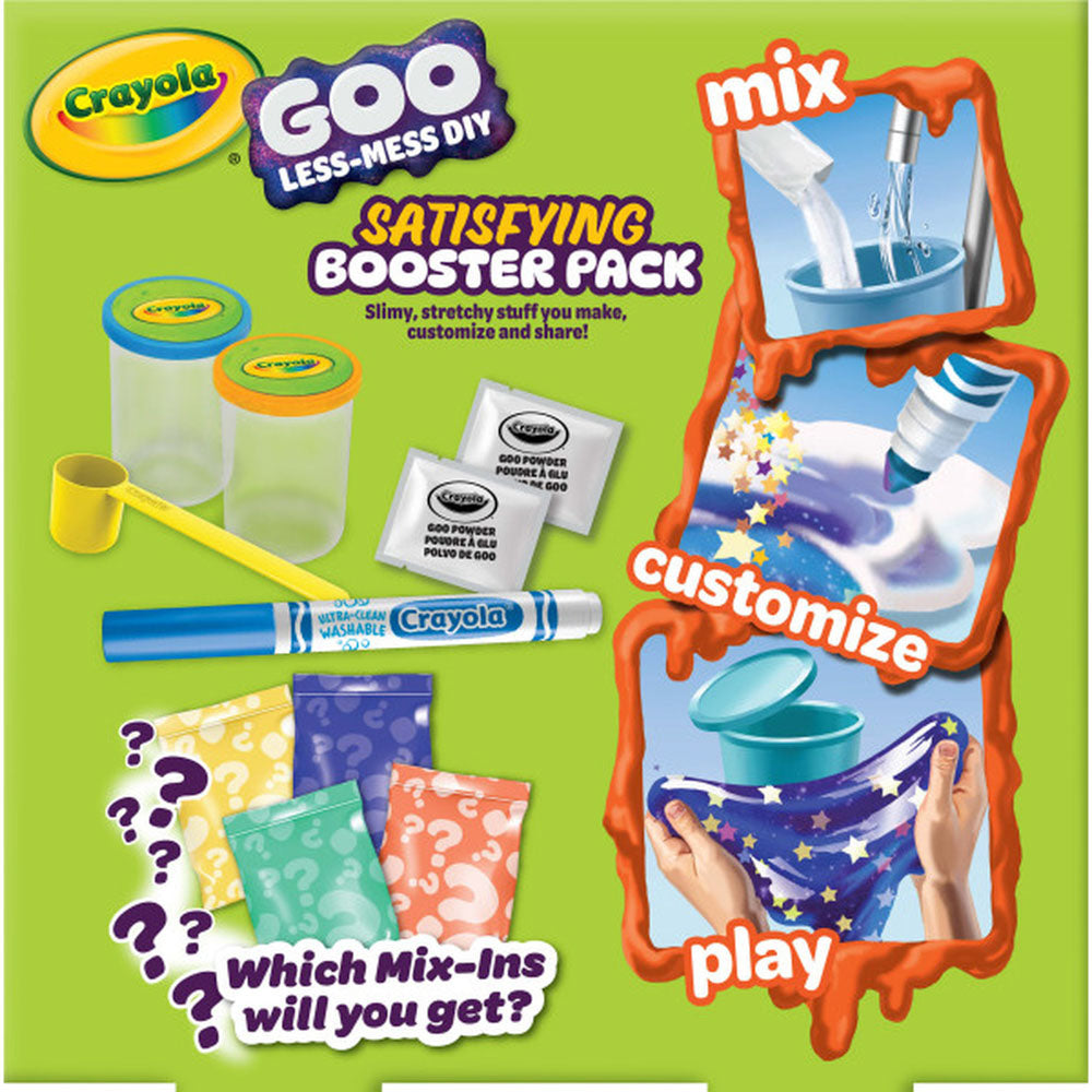 Crayola Goo DIY Slime making Satisfying Booster Pack