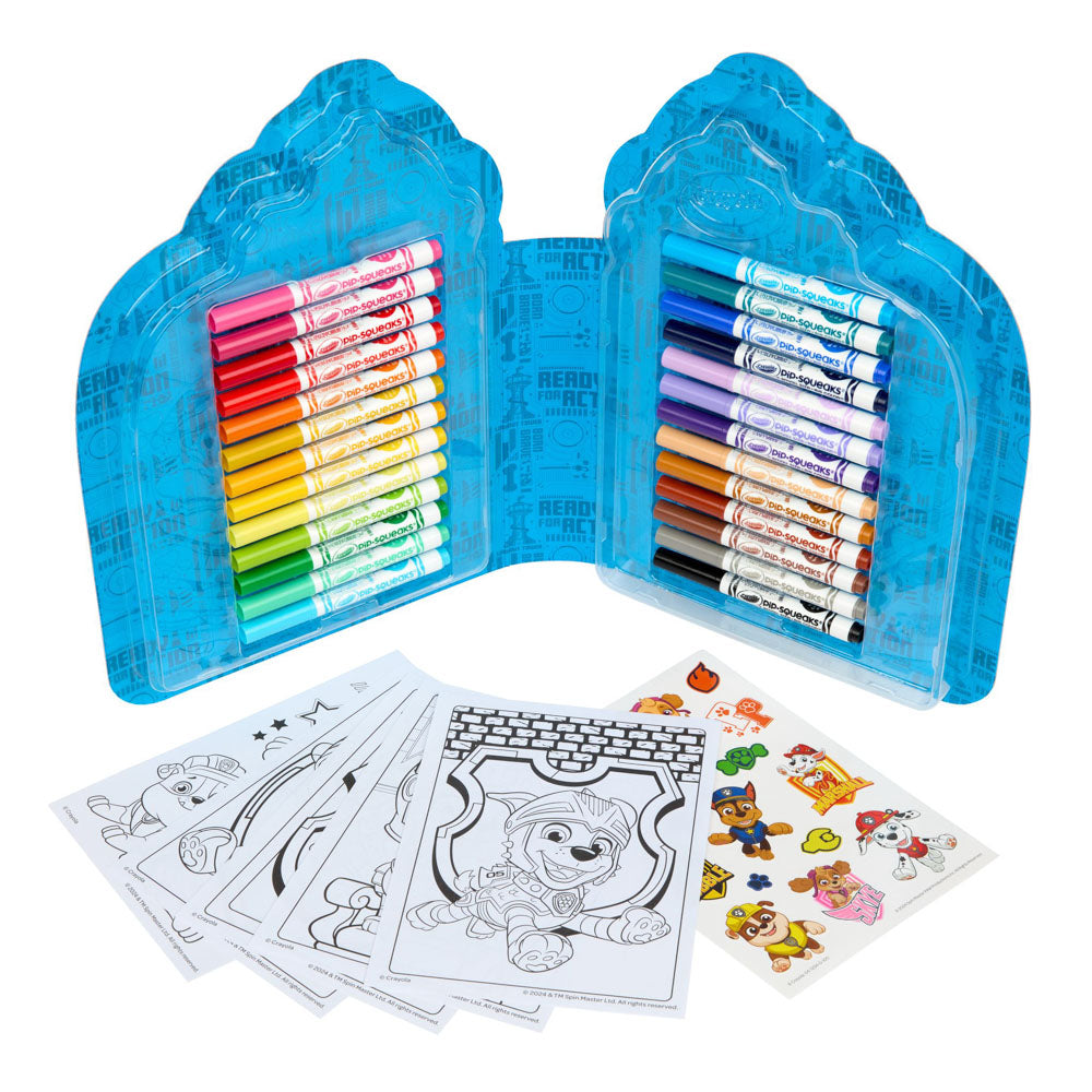 Crayola PAW Patrol Colour & Sticker Activity Set with markers and colouring sheets