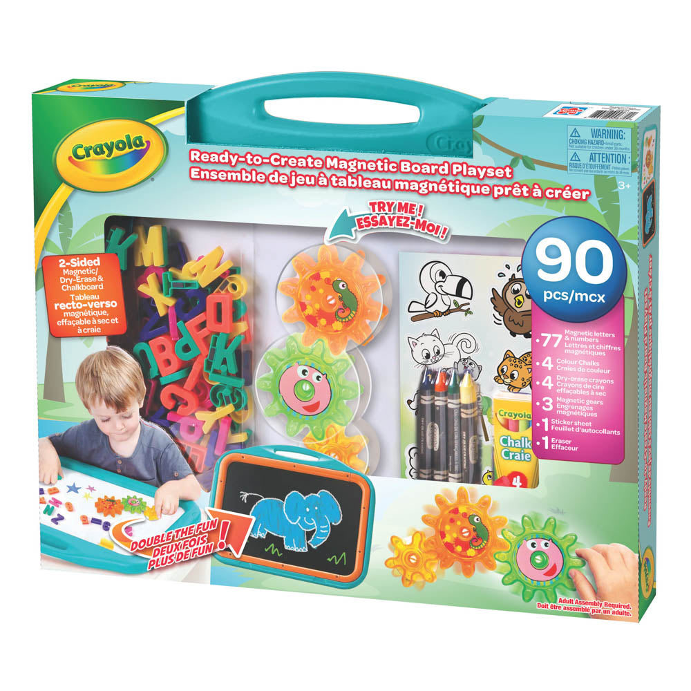 Crayola Ready-To-Create Magnetic Board Playset, in packaging