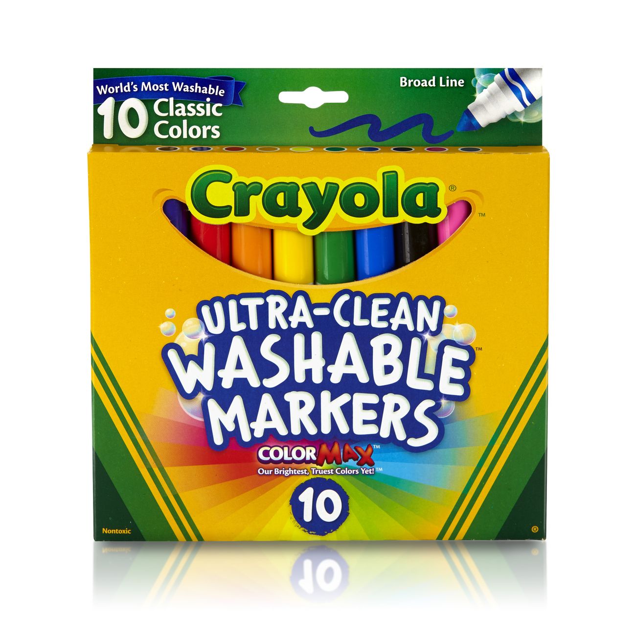 Crayola Ultra-Clean Washable Markers 10 Pack - Toyworld NZ