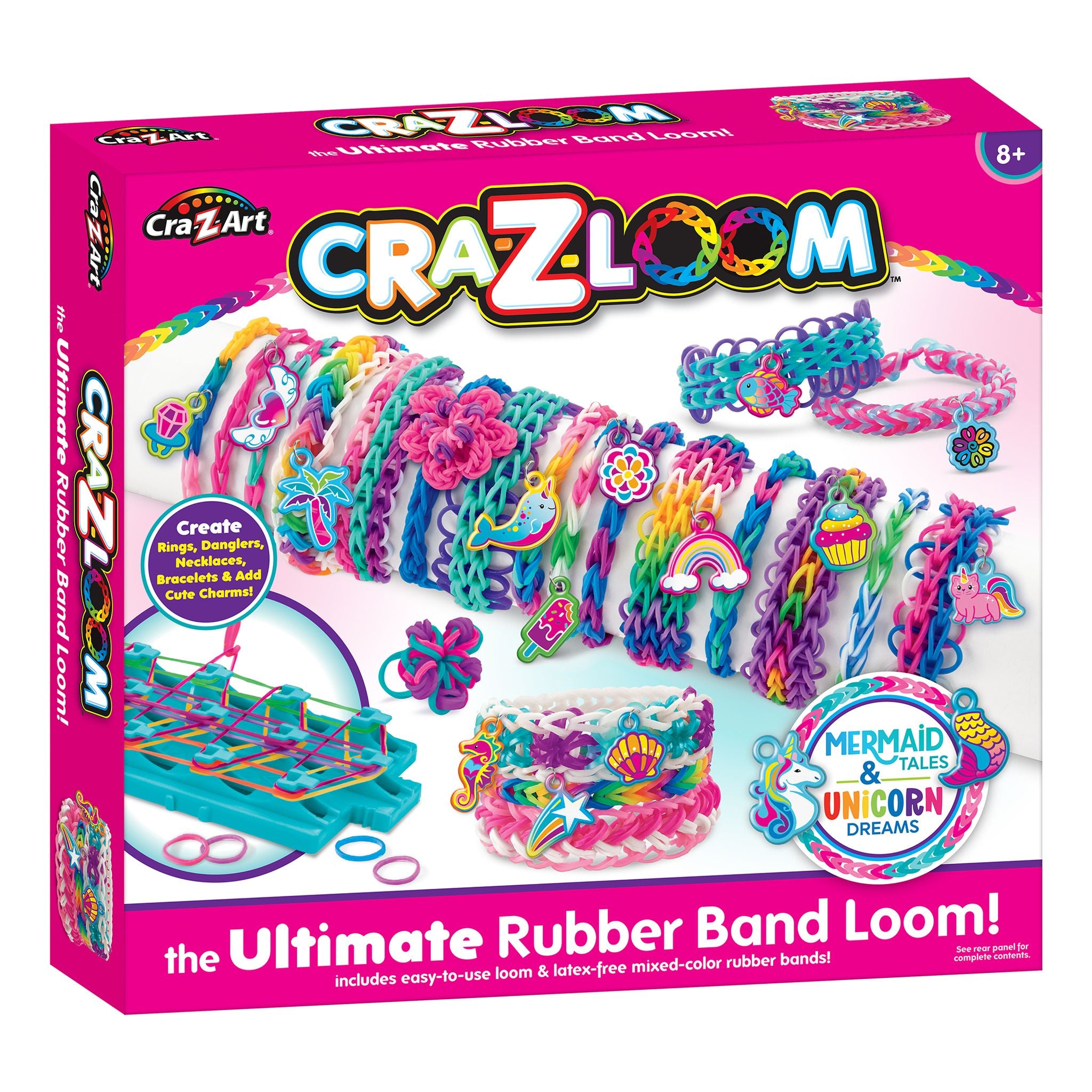 Cra-Z-Loom Charm Loom Studio Mermaid And Unicorn