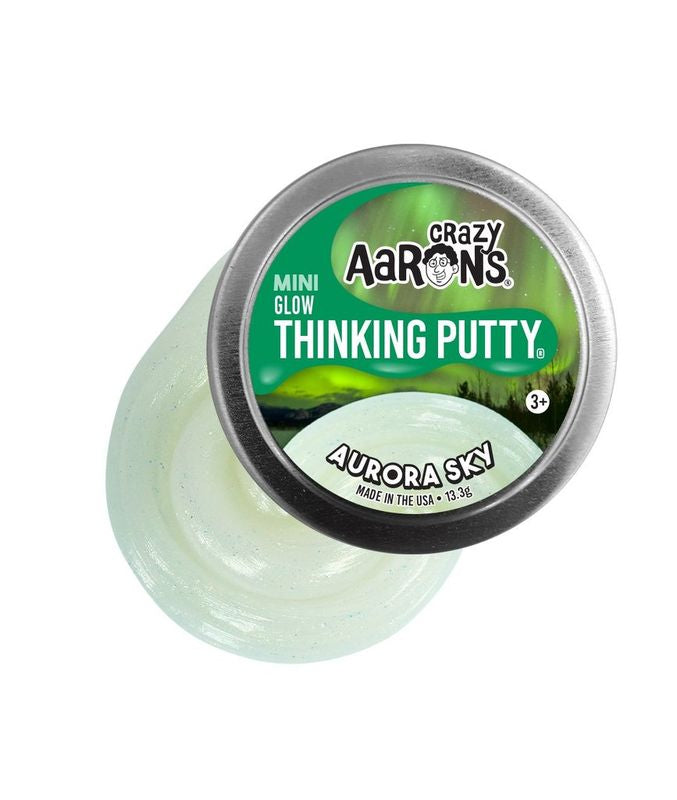 Crazy Aaron's Mini Tin Thinking Putty Star Effects - Aurora Sky