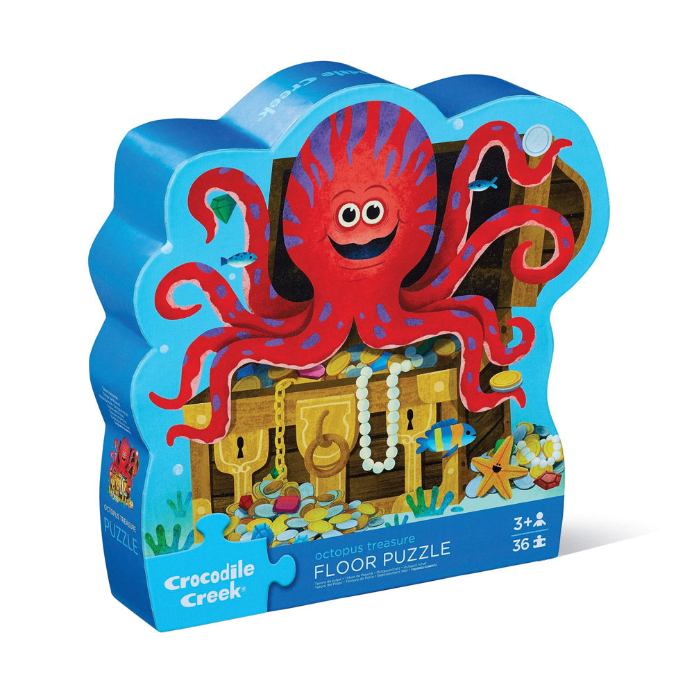 Crocodile Creek 36 Piece Floor Puzzle Octopus Treasure jigsaw.