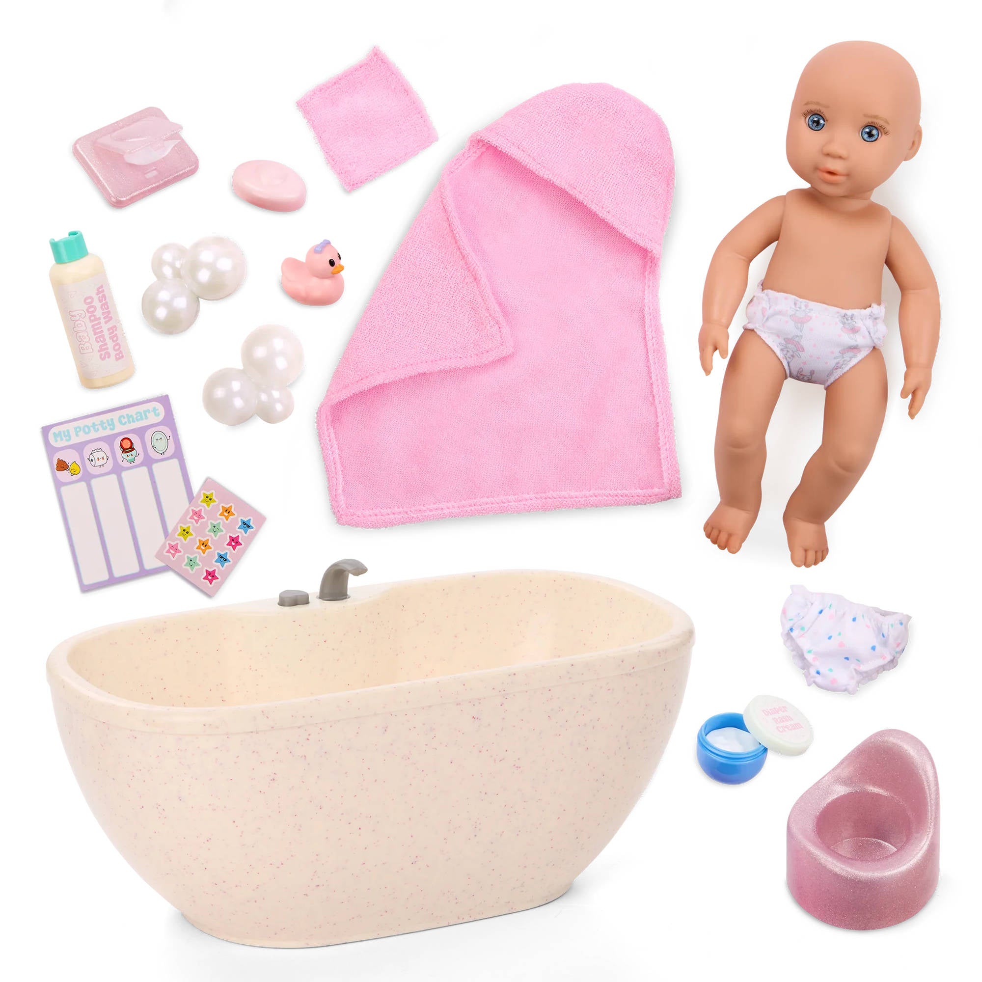 Our Generation Baby Lacy & Bathtime Set - Toyworld NZ