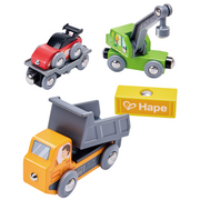 Play Essentials Colourful Construction Vehicles Fleet