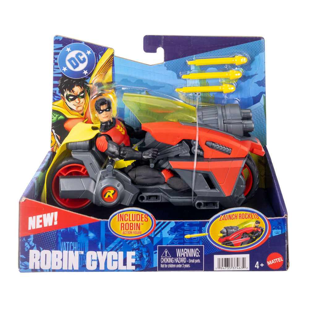 DC Premier 6.5 Inch Action Figure - Robin Cycle toy.