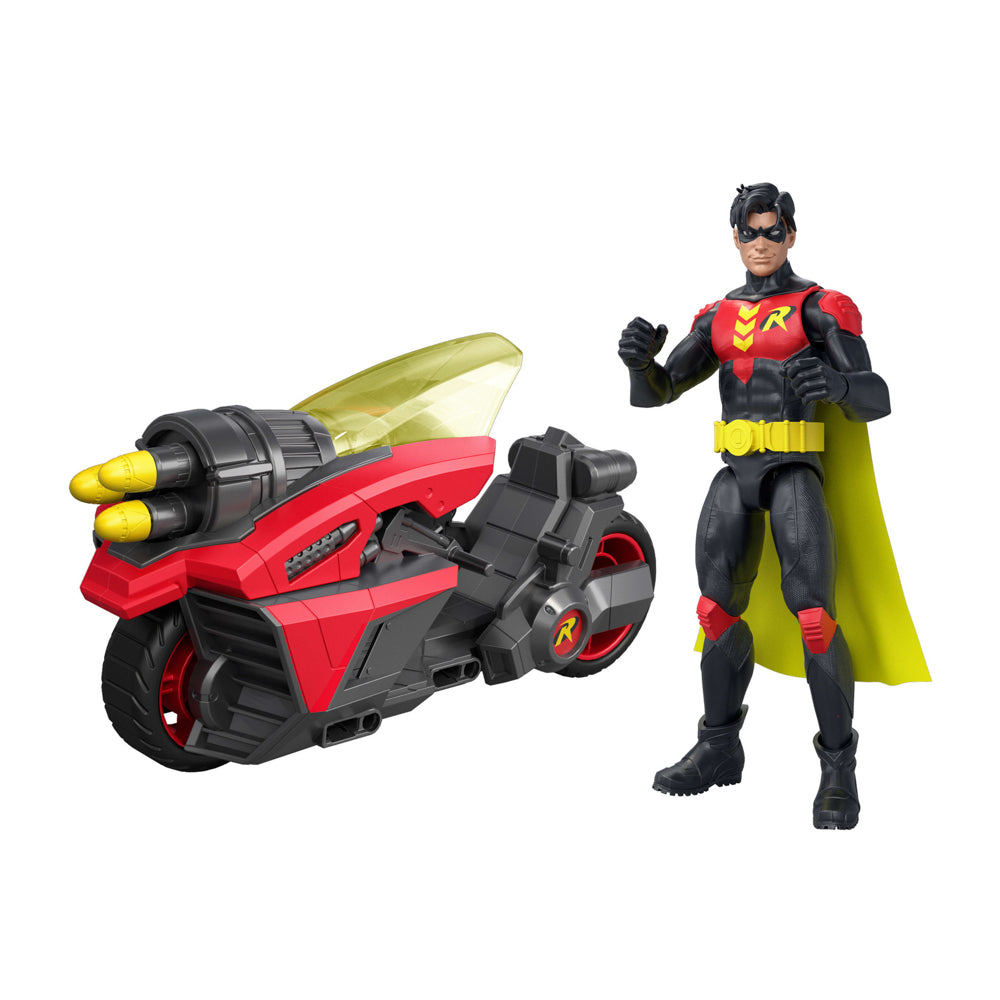 DC Premier 6.5 Inch Action Figure - Robin Cycle toy.
