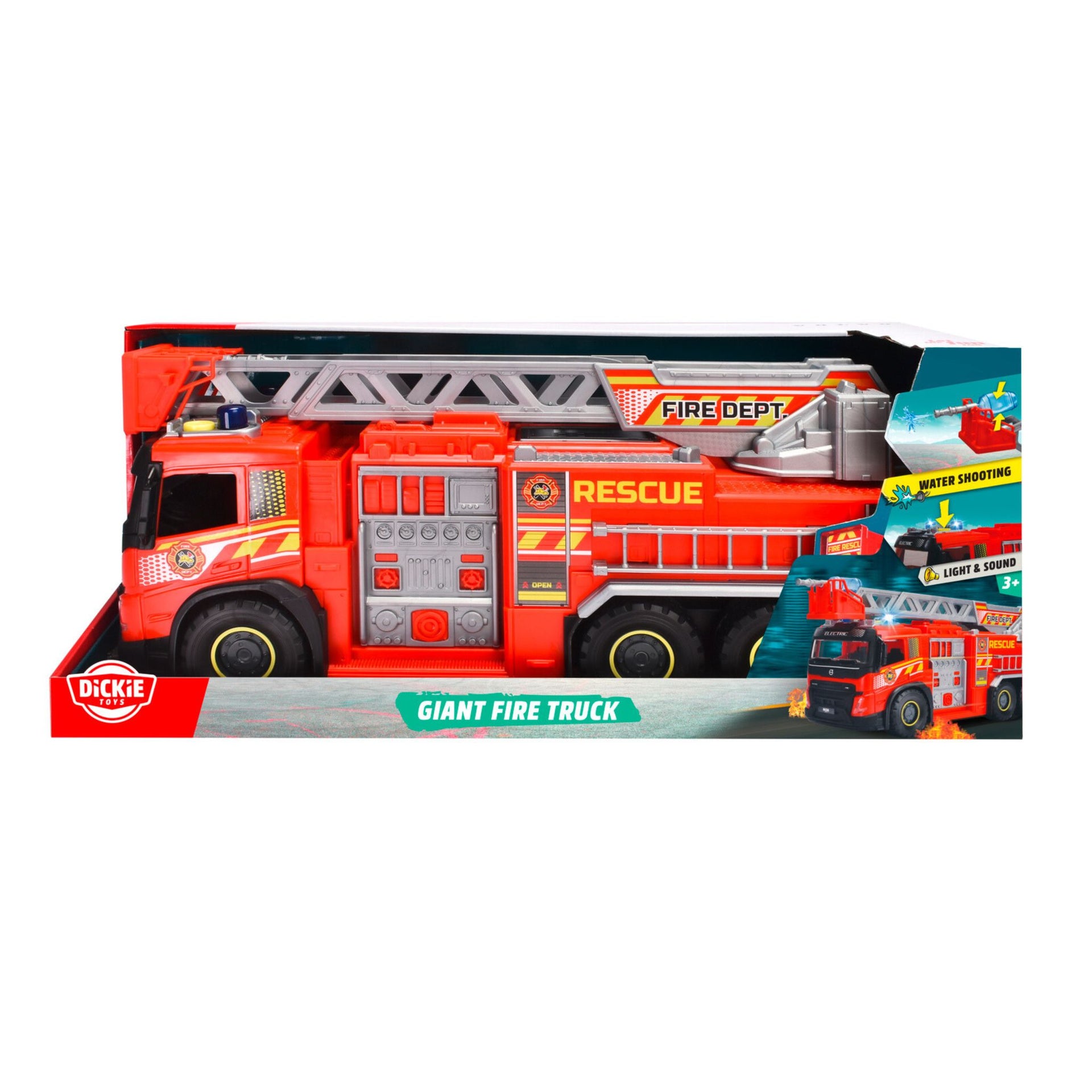Dickie Toys Giant Fire Truck – Toyworld NZ