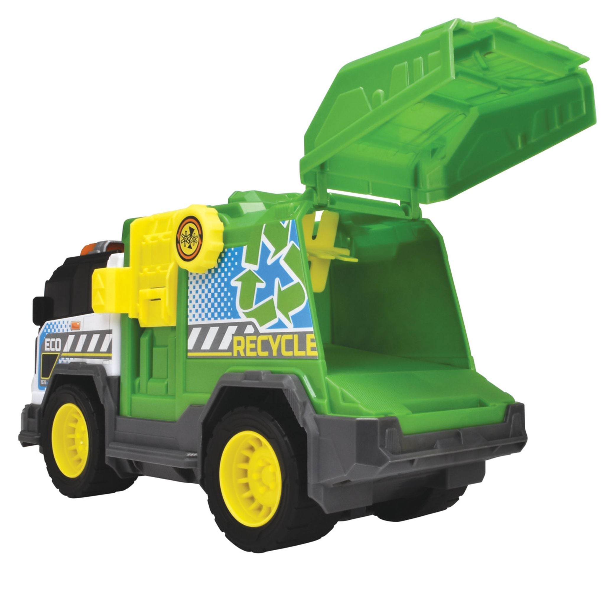 Dickie Toys Recycle Truck Light & Sound Trash Crusher