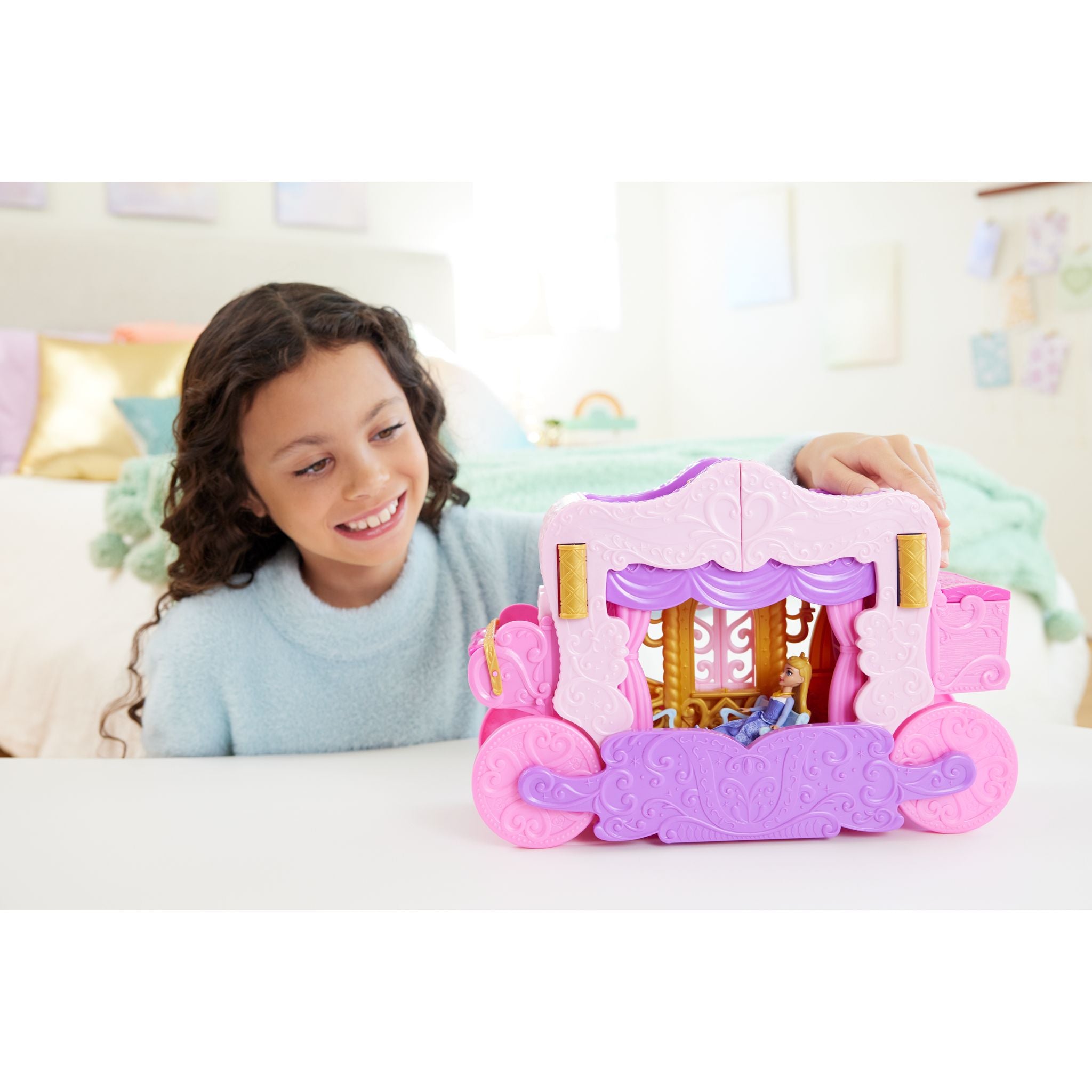 Disney Princess Carriage To Castle Playset