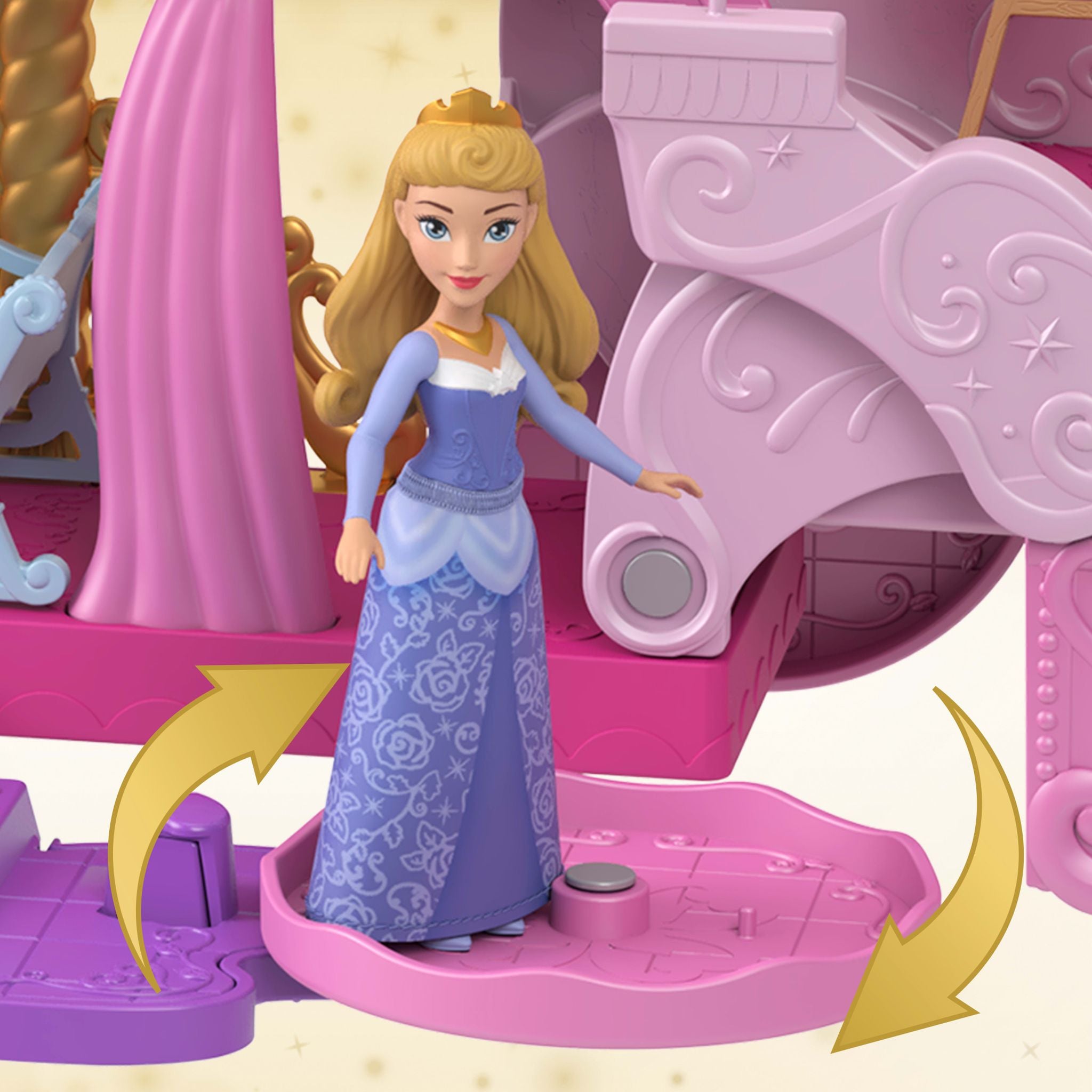 Disney Princess Carriage To Castle Playset