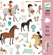 Djeco Stickers Horses 160 Piece
