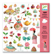 Djeco Stickers Princess Tea Party 160 Piece