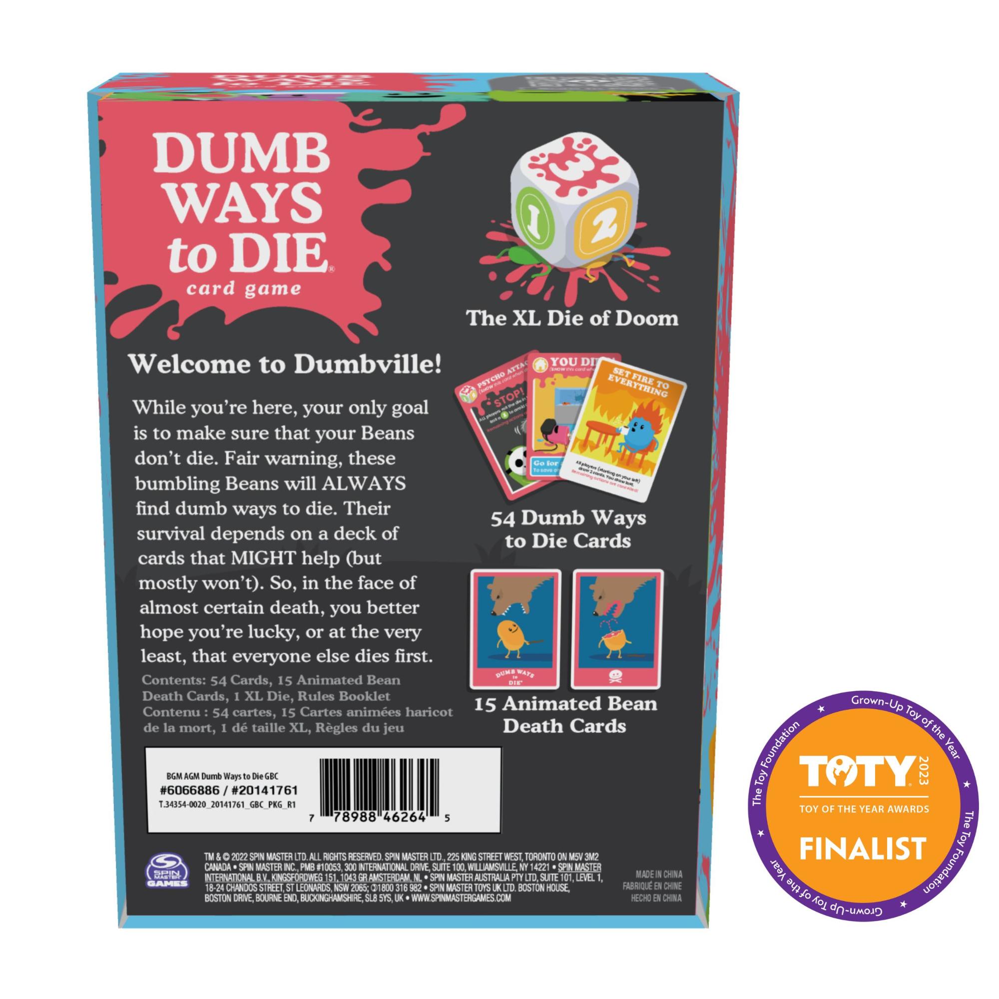 Dumb Ways To Die Card Game - Toyworld NZ