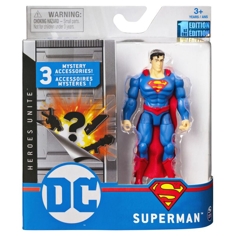 DC BASIC 10CM FIGURE SUPERMAN BLUE