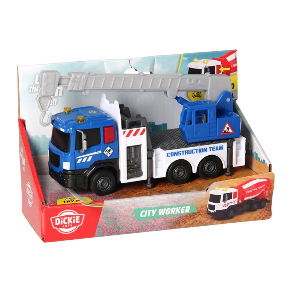 Dickie City Worker Small Vehicles trucks - Assorted Styles.