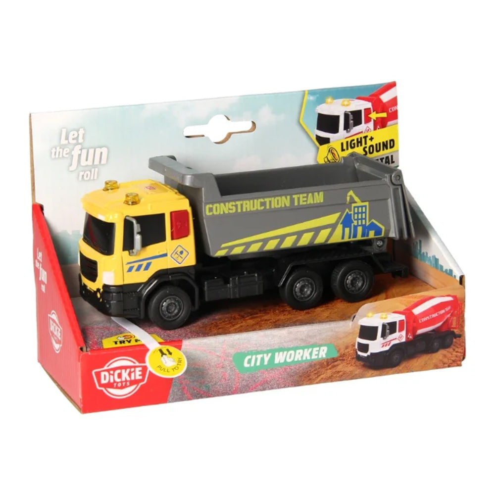 Dickie City Worker Small Vehicles trucks - Assorted Styles.
