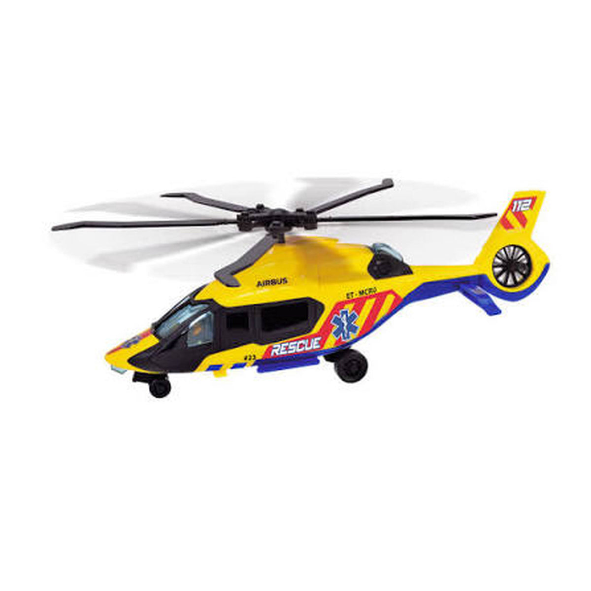 Dickie Toys Airbus H160 Rescue Helicopter toy.