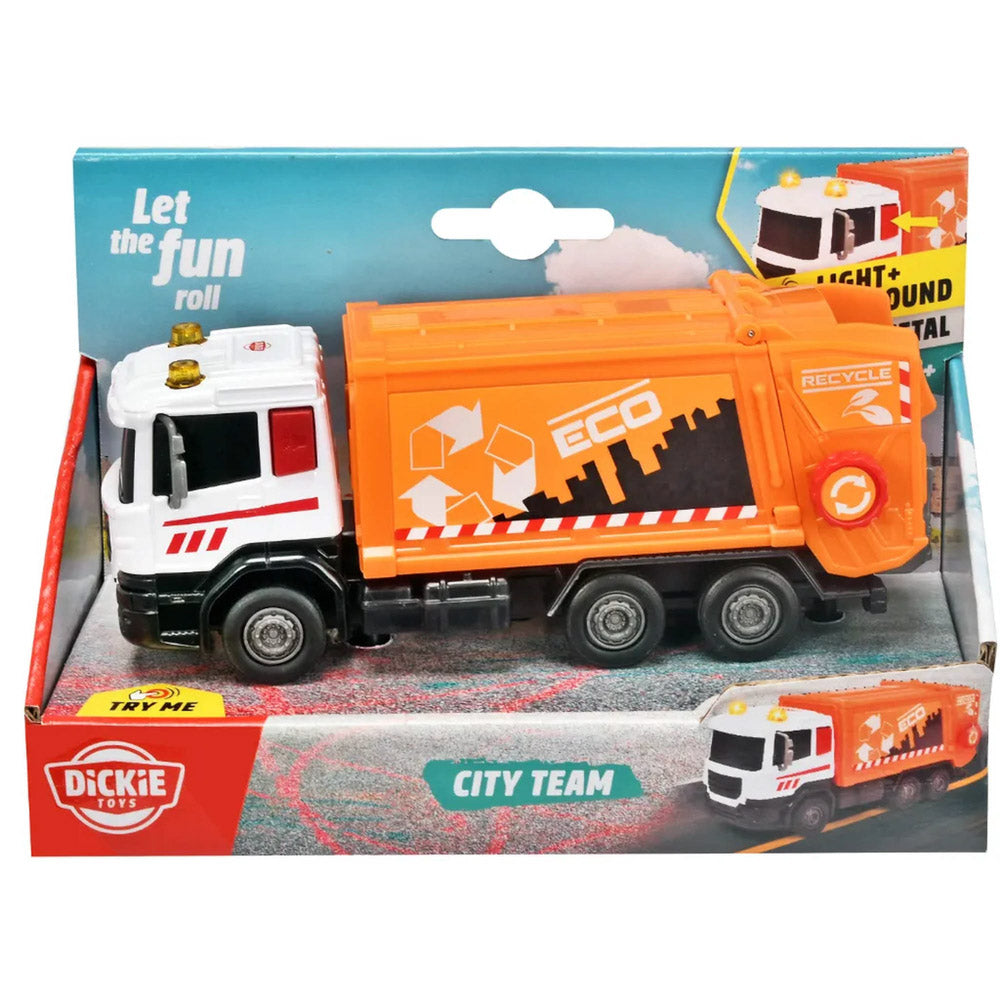 Dickie Toys City Small Team trucks Assorted Styles toys.