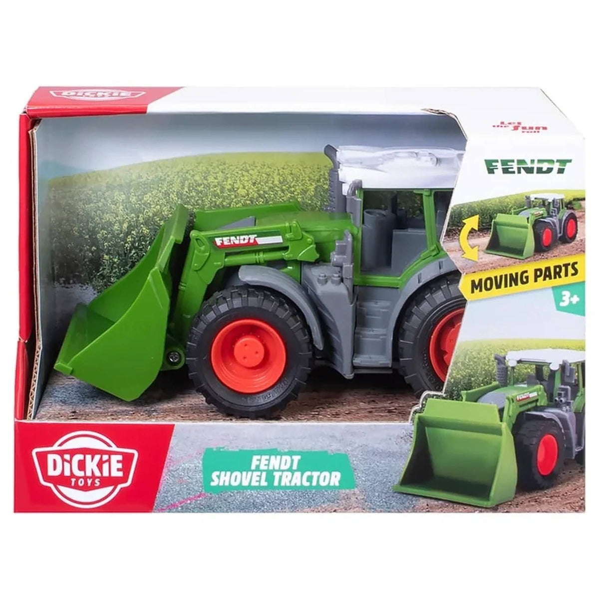 Dickie Toys Fendt Shovel Tractor toy.