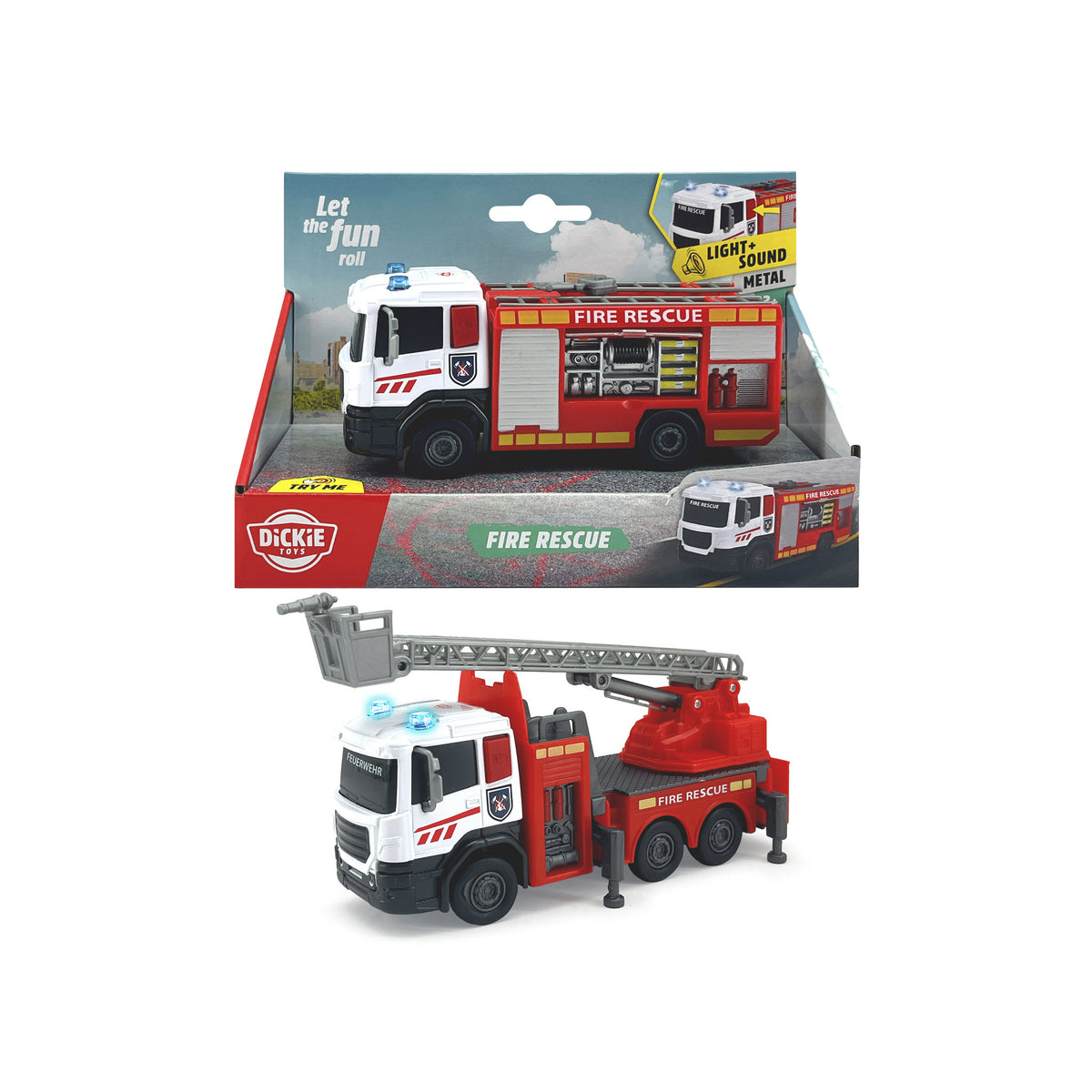 Dickie Toys Fire Rescue Truck toys.