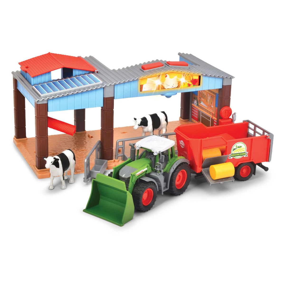 Dickie Toys Interactive Farm Station Playset toys.