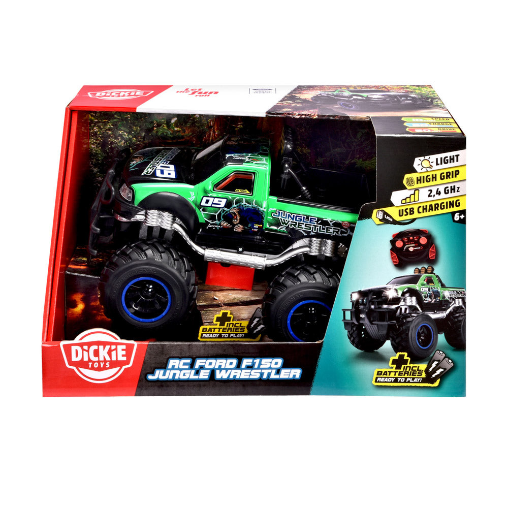 Dickie Toys Jungle Wrestler Ford F150 RC Vehicle toy truck.